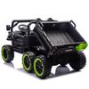 24V Two-seater Kids Ride On Six-wheel Electric Dump Truck with Parental Control, 4WD, Six-wheel Suspension, High Endurance, Music, Bluetooth, USB, 24V UTV with Shovel & Slow Start, Speeds 1.86-3.11 MP view 4