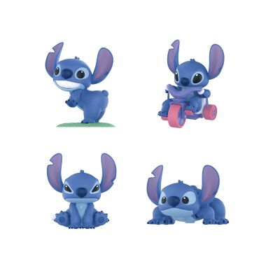 52TOYS BLINDBOX Stitch Together Series PVC & ABS Trading Figure, 4 Pack Box