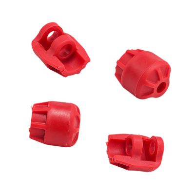 kowaku 4 Pieces Shock Cap Protector RC Shock Absorber Cap Replacement Upgrades Part Anti Collision Cap for 1/7 Scale Replace RC Car, red