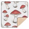 Kigai Mushroom Baby Play Mat for Floor and Playpen 50x50 inch Non-Slip Baby Activity Playmat Waterproof Foldable Crawling Mat for Infants Toddlers view 1