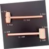 NAMOARLY Safe Wooden Mallets for Kids 20 Pcs Mini Hammers Polished Surface Perfect for Kindergarten DIY Projects view 2