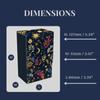 Boltquan Tarot Card Holder with Grey Interior  Fold-Top Case with Magnetic Lid Closure  Fits Standard Tarot Decks  Outer Dimensions 5.39 x 3.38 x 2 Inches (Mystic Ember) view 4