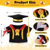 Set of 1 Graduation Teddy Bear Clothes Cap & Gow Outfit Fits Make Your Own Most 8" - 13" Bear Plush Stuffed Animal Outfit Pet Dog Doll Cap and Gown Build a Bear Clothes(Graduation E, Fit 8"-13") view 2
