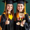 Set of 1 Graduation Teddy Bear Clothes Cap & Gow Outfit Fits Make Your Own Most 8" - 13" Bear Plush Stuffed Animal Outfit Pet Dog Doll Cap and Gown Build a Bear Clothes(Graduation E, Fit 8"-13") view 4