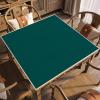 Solid Color Square Anti Slip Mahjong Table Mat, Insulation and Noise Reduction Table Cover Mat, Used for Poker and Board Games(Green-2,70CM/27.5") view 2