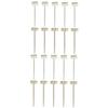 FOYTOKI 20pcs Mini Wooden Hammers Safe Lightweight Natural Mallets for Boy Girl Crafts Birthday Parties and Educational Play Activities view 1