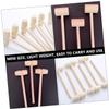 FOYTOKI 20pcs Mini Wooden Hammers Safe Lightweight Natural Mallets for Boy Girl Crafts Birthday Parties and Educational Play Activities view 4