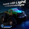 DEERC BG028 Amphibious RC Monster Truck/Boat, IPX7 Waterproof Remote Control Car W/Gesture Sensing Control, 2.4GHz 4WD RC Car W/ 360Rotation,Flowing Light,40mins Play RC Truck Toys for Kids Boys view 3