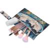 siphylline waterproof bag for baby 2 Pack wet bag for swimsuit with handles for pool, daycare Sweet Selkirk Rex Cats Retro Bathtub view 2