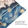 siphylline waterproof bag for baby 2 Pack wet bag for swimsuit with handles for pool, daycare Sweet Selkirk Rex Cats Retro Bathtub view 3