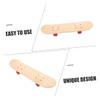 LIOOBO Unpainted Skateboard Blank Wood Skateboard for DIY Graffiti Lightweight Strong Double-Sided view 3