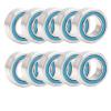 MR116RS Bearings Blue Sealed 6x11x4 mm, ABEC-3 MR116 2RS Shaft Ball Bearing Parts for Hobby RC Car Truck, Pick of 10 Pcs Bearings view 1