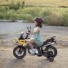 12V Kids Ride On Police Motorcycle, Police Motorbike with High/Low Variable Speed,Built-In Music,USB,Warning Lights,Spring Suspension,Training Wheels (Yellow) view 4