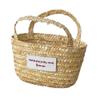 Kids Bag Handbag with White Lace Trim, Summer Beach Tote for Girls Children's Accessories Zero Wallet (style A) view 1