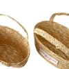 Kids Bag Handbag with White Lace Trim, Summer Beach Tote for Girls Children's Accessories Zero Wallet (style A) view 3