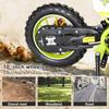 Honrane 50cc Kids Dirt Bike, 2-Strok Upgraded Gas Dirt Bike, Gas Power Motocross Bike, Off Road Mini Dirt Bike for Kids, Gas Motorcycle with Front Rear Disc Brakes, Weight Support Up to 330 LBS Green view 4