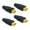 ZHUOYUEFSC 4Pcs New Upgraded XT60 Connector XT60 Female to DC 5521 Female Adapter 5.5mm x 2.1mm Power Connector Extender Adapter for Drone, Model, Energy Storage Power view 1