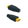 ZHUOYUEFSC 4Pcs New Upgraded XT60 Connector XT60 Female to DC 5521 Female Adapter 5.5mm x 2.1mm Power Connector Extender Adapter for Drone, Model, Energy Storage Power view 2