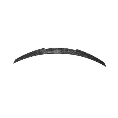 Carbon Fiber Car Trunk Spoiler Compatible For BMW 4 Series F82 M4 Coupe 2014-2020 Rear Trunk Spoiler Boot Highkick Wing Lip Forged Carbon(Forged Carbon)