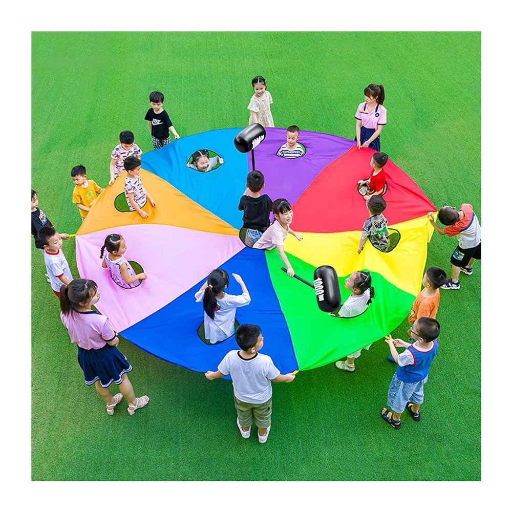 NPQPNAFC Parachute Games - Whack-a-mole, Home Backyard Whack-a-mole Game for Birthday Party, Agility Training Puzzle Game(4m/9.8ft)