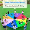 NPQPNAFC Parachute Games - Whack-a-mole, Home Backyard Whack-a-mole Game for Birthday Party, Agility Training Puzzle Game(4m/9.8ft) view 2
