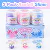 3 Pack Scented Axolotl Butter Slime Kit - Pink Blue Purple Colorful Axolotl Slime Toy, Super Soft Texture Non-Sticky, Birthday Gifts for Kids, Party Favors for Girls and Boys(3x100ml) view 2
