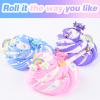 3 Pack Scented Axolotl Butter Slime Kit - Pink Blue Purple Colorful Axolotl Slime Toy, Super Soft Texture Non-Sticky, Birthday Gifts for Kids, Party Favors for Girls and Boys(3x100ml) view 3