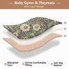 Kigai Wildflowers Baby Play Mat for Floor and Playpen 50x50 inch Non-Slip Baby Activity Playmat Waterproof Foldable Crawling Mat for Infants Toddlers view 4