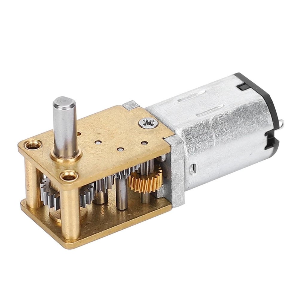 16-381 RPM Servomotor Mini Micro Metal Gear Motor N20 12V Speed Reduction CW/CCW Micro Motor Electric Motor(136RPM)