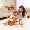 AmyToo Giraffe Stuffed Animals, Mommy Giraffe Plush with Baby, 4 Pcs Plush Toy for Girl Boy, Birthday Valentine's Gifts for Girlfriend, Kids, Toddler, Age 3-8, Yellow view 4