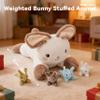 AmyToo Bunny Stuffed Animals, Mommy Bunny Plush with Baby, 5 Pcs Plush Toy for Girl Boy, Birthday Valentine's Gifts for Girlfriend, Kids, Toddler, Age 3-8, White view 2