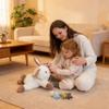 AmyToo Bunny Stuffed Animals, Mommy Bunny Plush with Baby, 5 Pcs Plush Toy for Girl Boy, Birthday Valentine's Gifts for Girlfriend, Kids, Toddler, Age 3-8, White view 4