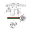 37-520Gear Motor 12V DC Reducer Motor With Speed Measuring Hall Encoder Robot Large Torque Brushed Engine Metal Teeth(333RPM,12V Bracket Motor) view 2