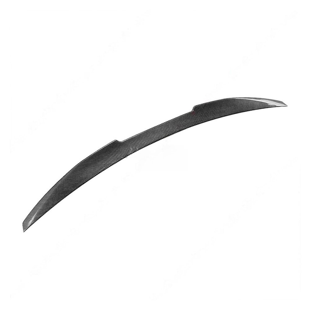 1pcs Rear Trunk Boot Spoiler Lip Compatible For KIA Stinger 2017-2023 Gloss Black/Carbon Fiber Style Rear Trunk Boot Spoiler Lip(Carbon Fiber Look)