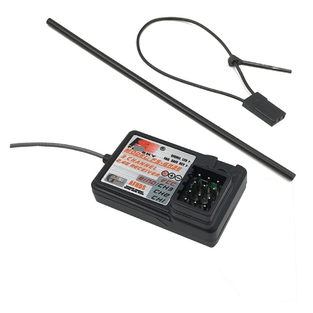 For Flysky FS-GR3E for AFHDS 2.4G 3CH RC Receiver for GT3B GT2 GT3C RC Transmitter wholesale(2PCS)