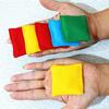 20 PCS Colorful Nylon Bean Bags for Tossing for Kids & Family Fun Outdoor Games view 2