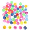 balacoo Mini Raffle Balls 80pcs Small Numbered Balls for Bingo and Game Activities view 1