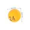 balacoo Mini Raffle Balls 80pcs Small Numbered Balls for Bingo and Game Activities view 2