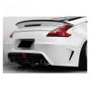 Carbon Fiber Glass Rear Trunk Spoiler Wing Unpainted Tail Boot Lid Lip Compatible For 09 Onwards 370Z Z34 WBS Style(Gloss black) view 3