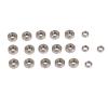 19 pcs Metal Wheel Bearings Sealed Bearing Kit RC Car for Traxxas 1/10 2wd Slash Stampede Rustler Blue view 1