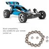 19 pcs Metal Wheel Bearings Sealed Bearing Kit RC Car for Traxxas 1/10 2wd Slash Stampede Rustler Blue view 3