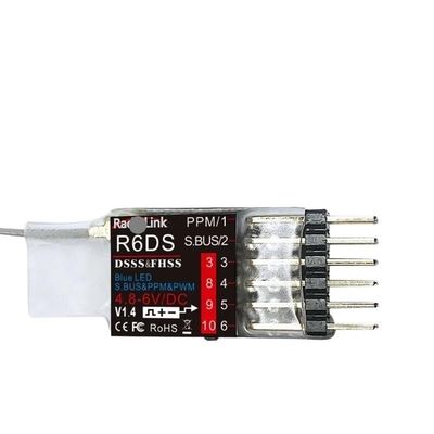 For Radiolink R12DSM R12DS R9DS R8SM R8EF R8FM R7FG R6DSM R6DS R6FG R6F R4FG R4F Rc Receiver 2.4G Signal for RC Transmitter(R6DS)