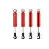 4Pcs Car Built-in Spring 62/72/82/92/102mm Shock Absorber Damper For 1/10 RC Crawler Axial SCX10 90046 for TRX-4 D90 MST Redcat(4PCS Red 72mm) view 1