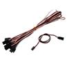 10Pcs 100mm 150mm 200mm 300mm 500mm Servo Lead Cable Extension Yextension cord for RCFutaba for JR Male to Female 15cm 30cm 50cm(500mm 10pcs) view 1