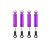 4Pcs Car Built-in Spring 62/72/82/92/102mm Shock Absorber Damper For 1/10 RC Crawler Axial SCX10 90046 for TRX-4 D90 MST Redcat(4PCS Purple 62mm) view 1