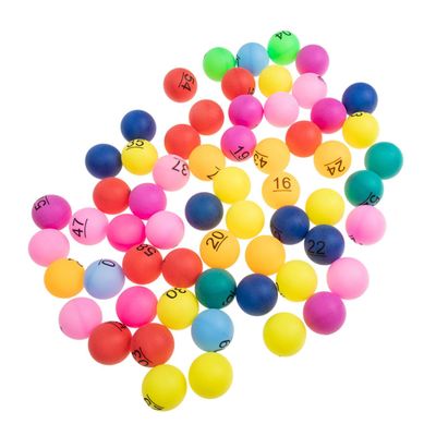 Mipcase 80pcs Colored for Raffles and Games Plastic Lottery for Parties Events and Interactive Fun