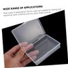 BESTonZON 10pcs Clear Game Card Storage Boxes Semi-Transparent Containers for Game Items Convenient and Compact Design view 4