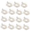 Abaodam 15pcs Paintable Masquerade Masks for Diy Crafting for Parties Weddings and Boys and Girls Art Projects Blank Paper Pulp Masks for Creative Decoration view 1