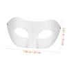 Abaodam 15pcs Paintable Masquerade Masks for Diy Crafting for Parties Weddings and Boys and Girls Art Projects Blank Paper Pulp Masks for Creative Decoration view 2