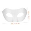 Abaodam 15pcs Paper Masks for Painting for Masquerade Halloween and Boys and Girls Art Projects Lightweight Blank Craft Masks for Creative Fun view 2